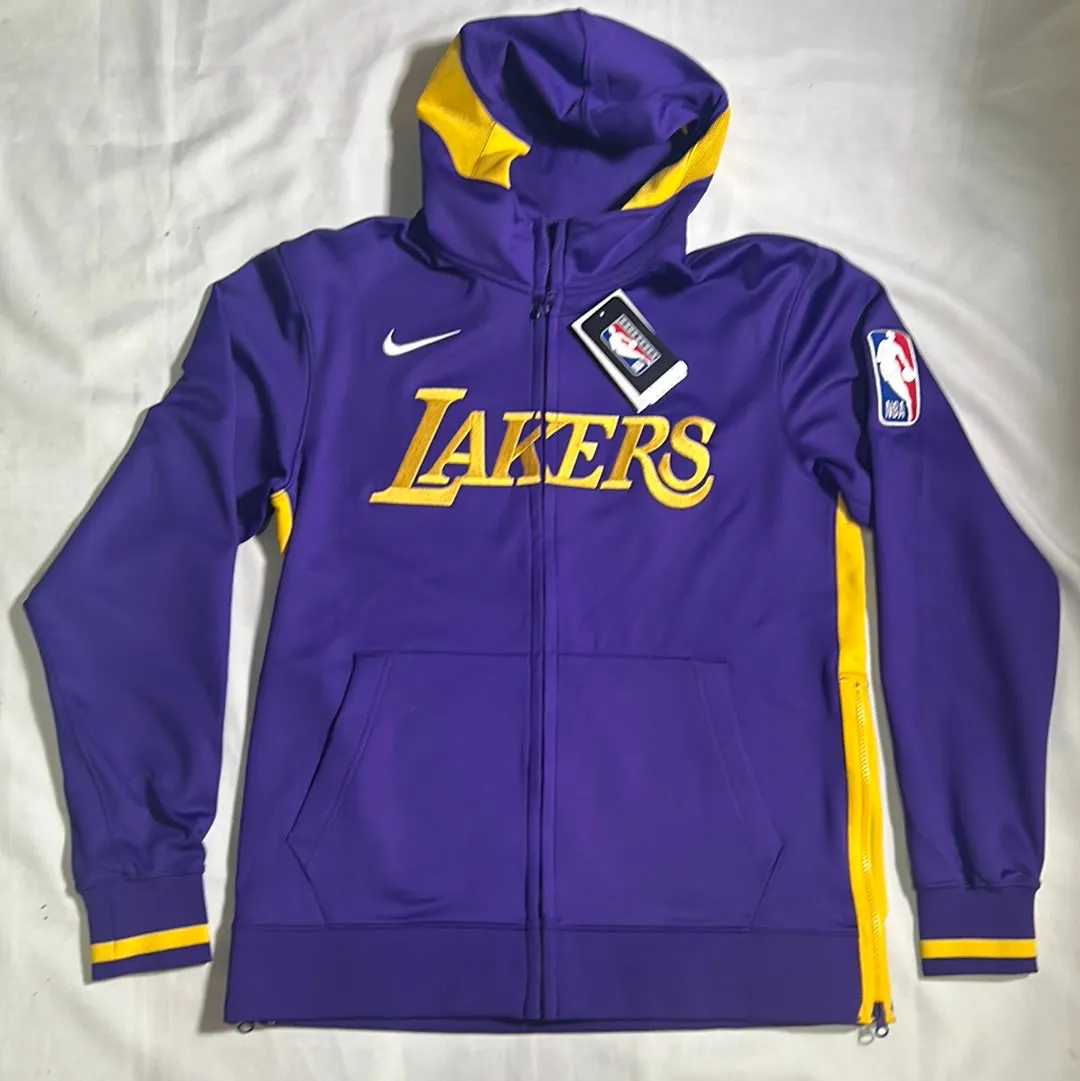 Los Angeles Lakers NBA Nike Authentic Showtime Zip-Up Hoodie