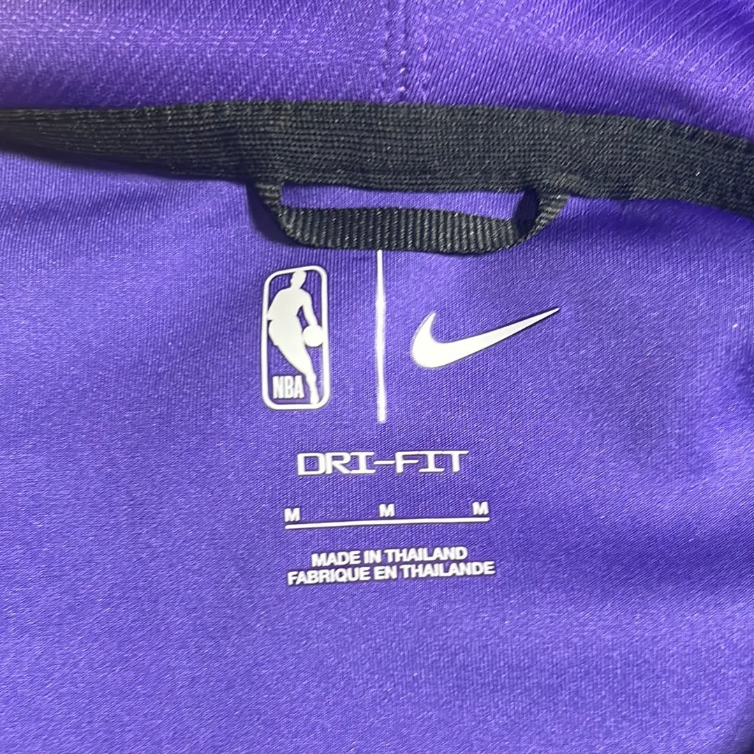 Los Angeles Lakers NBA Nike Authentic Showtime Zip-Up Hoodie