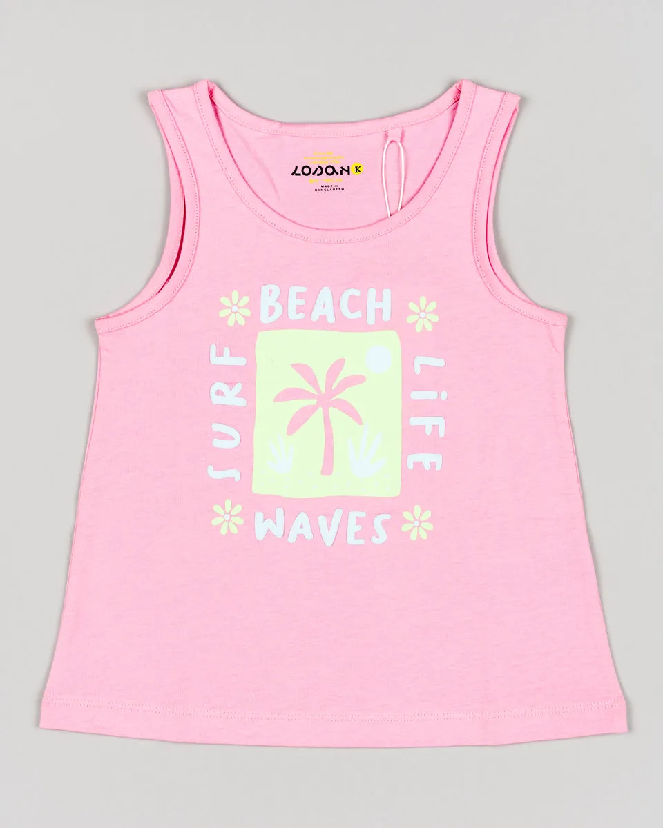 Losan Beach Life Pink Tank