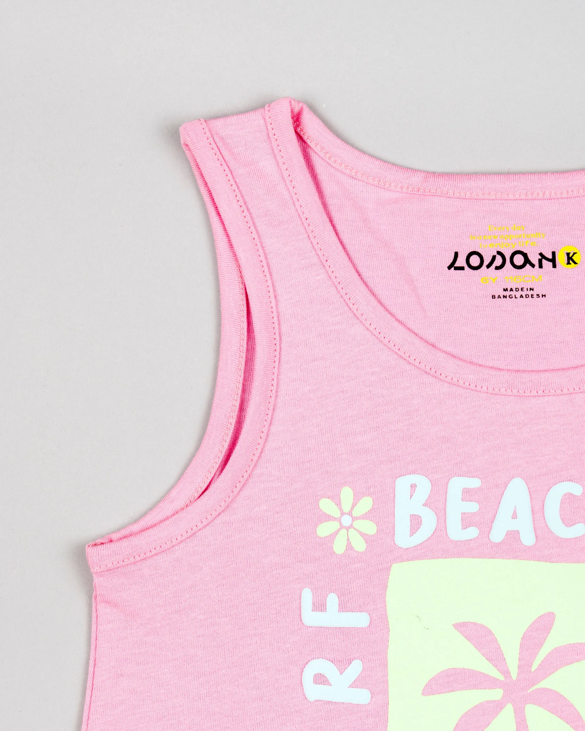 Losan Beach Life Pink Tank