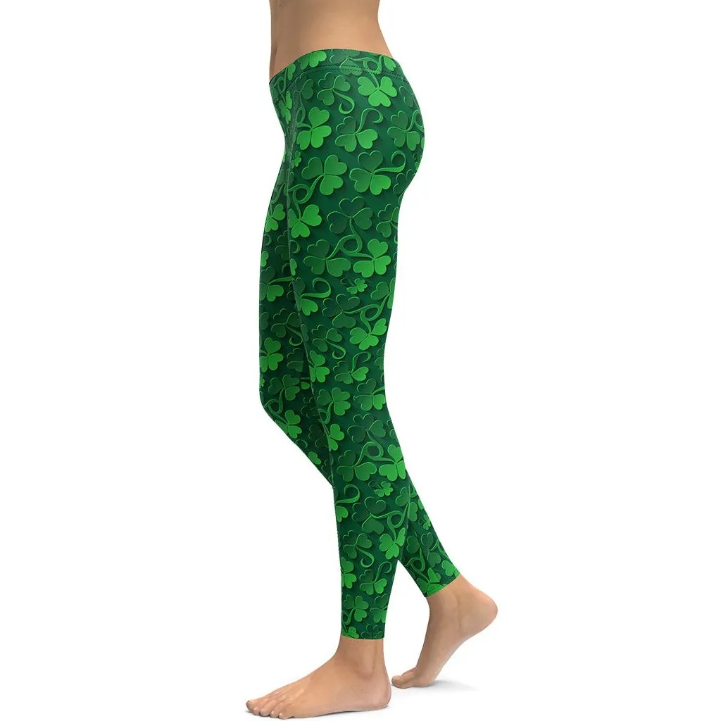 Lucky Shamrock Leggings