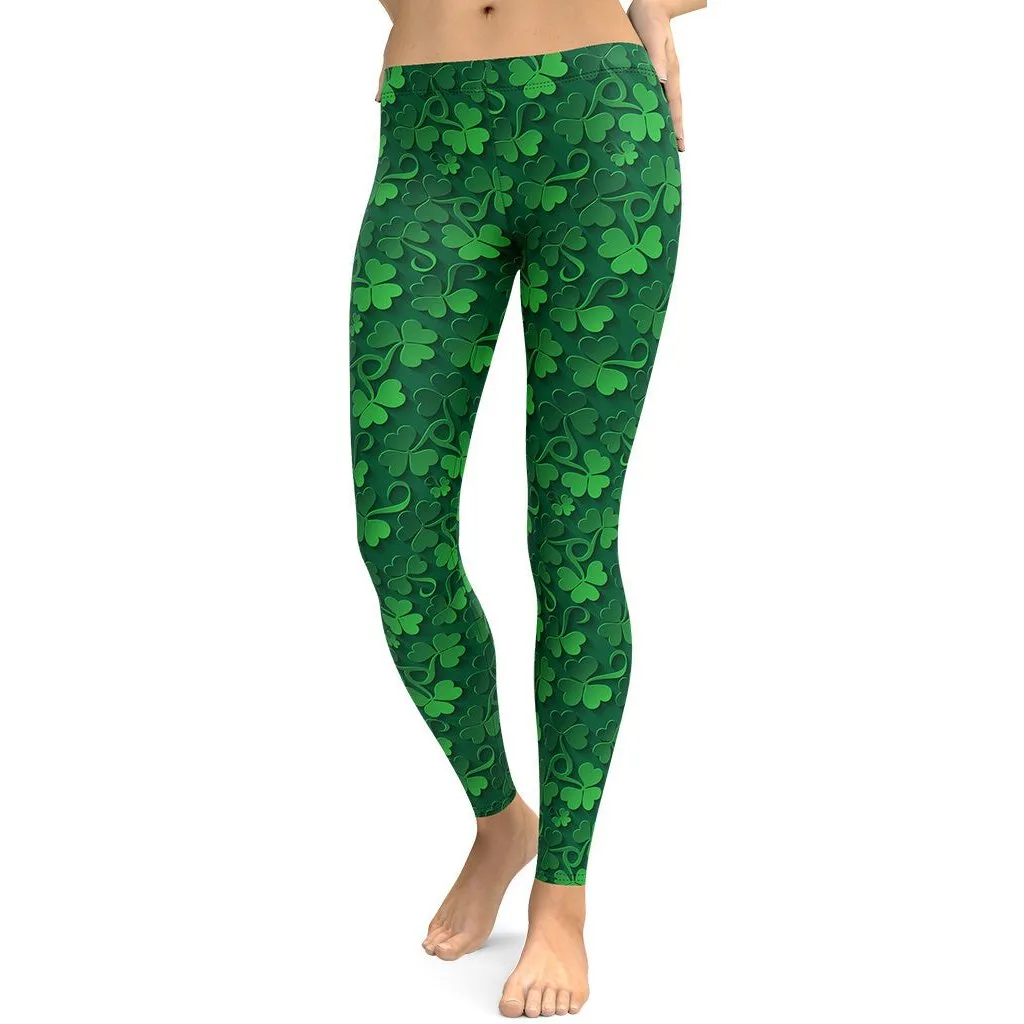 Lucky Shamrock Leggings