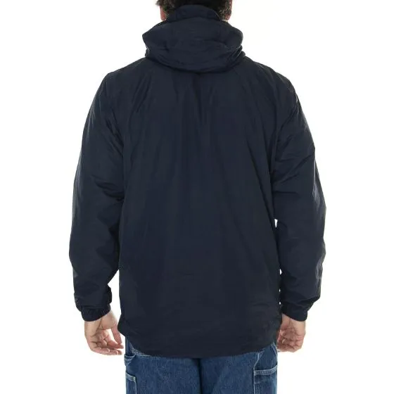 Lyle & Scott Zip Through Hooded Jacket Flee Dark Navy