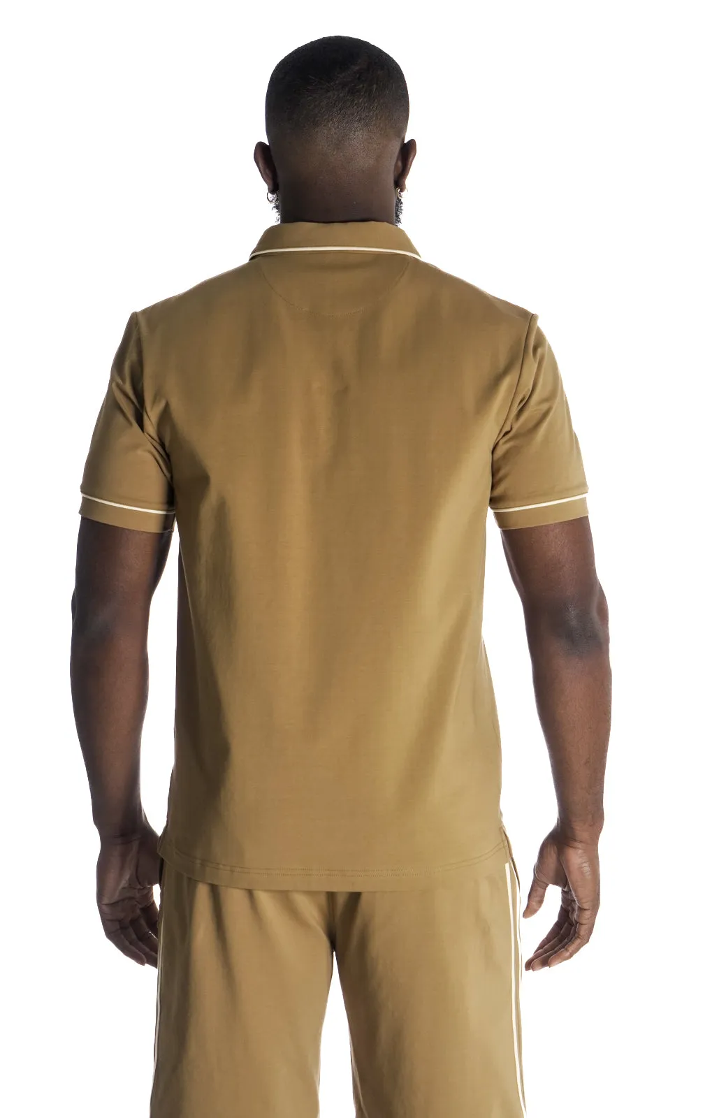 M383 Makobi Luciano Polo Shirt - Mocha