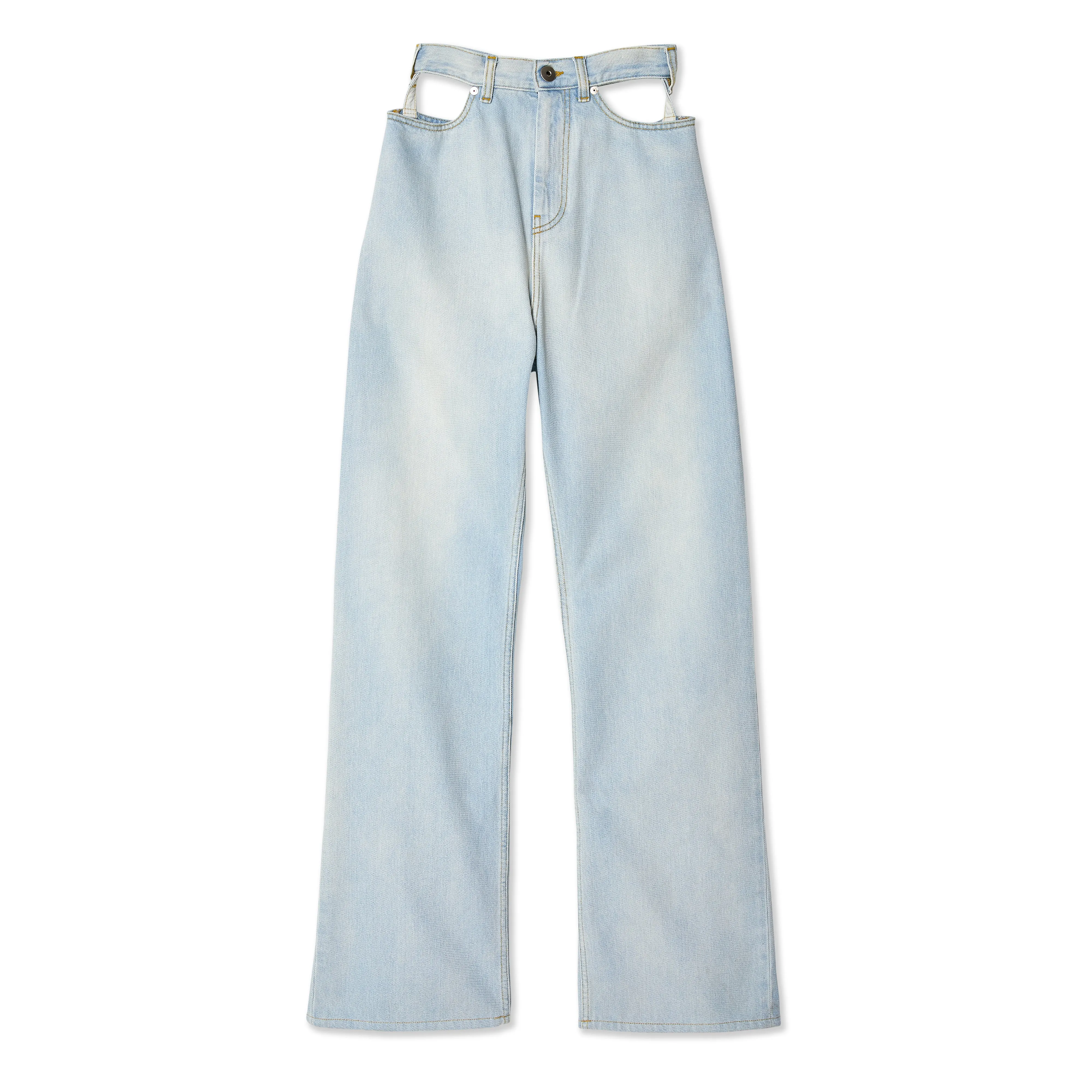 Maison Margiela - Women's Cut Out Jeans - (Light Blue)