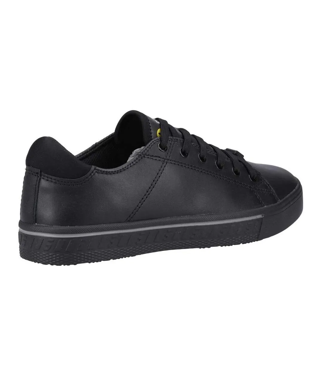 Mens cool o2 leather trainers black Safety Jogger