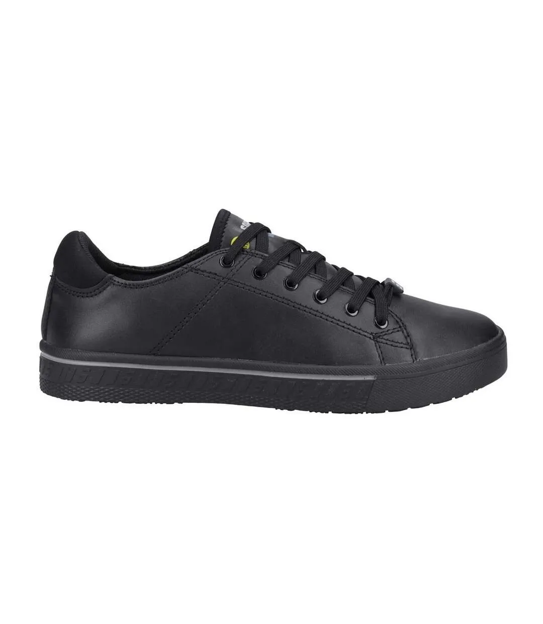 Mens cool o2 leather trainers black Safety Jogger