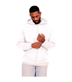 Mens core ringspun cotton full zip hoodie white Casual Classics