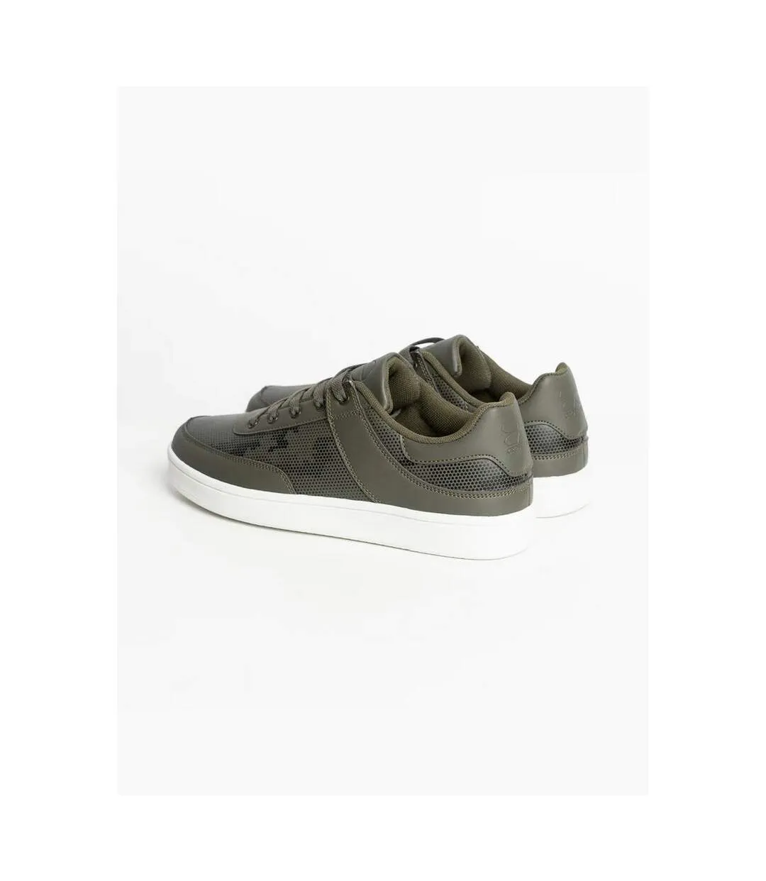 Mens galilee digital camo trainers olive Crosshatch