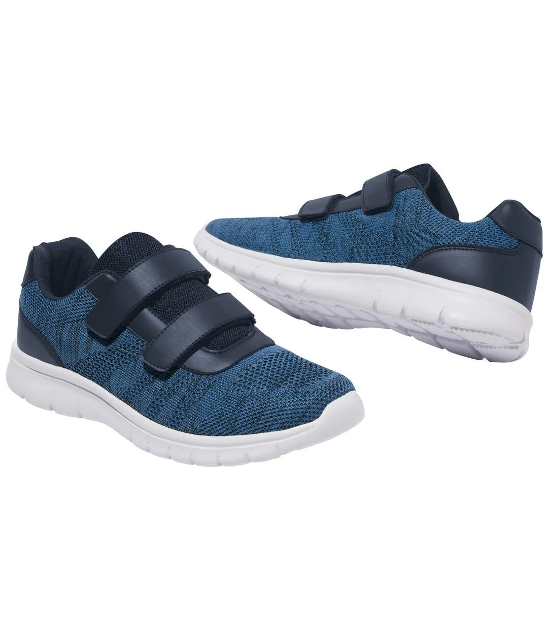 Men's Navy Hook-and-Loop Trainers 