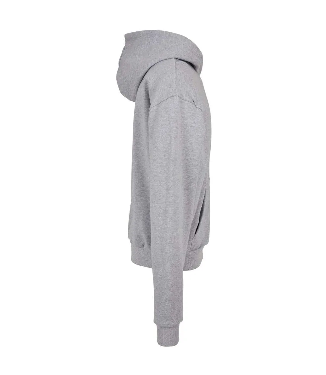 Mens ultra heavyweight full zip hoodie heather grey Build Your Brand