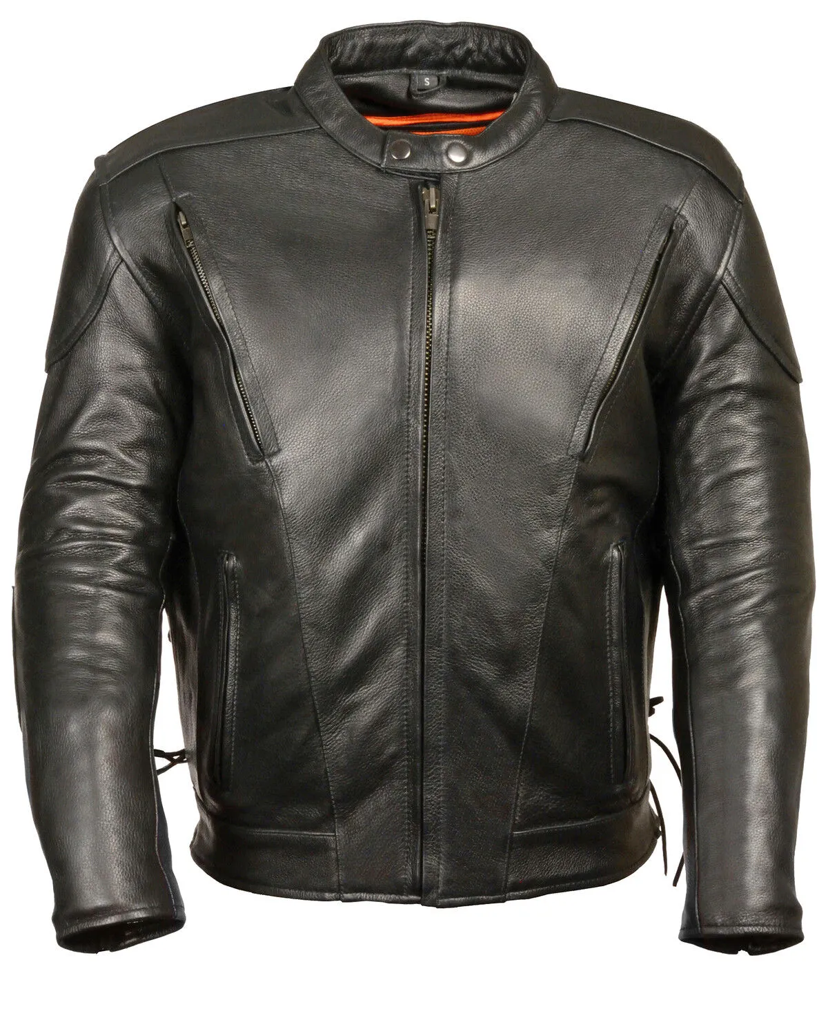 Milwaukee Leather Men's Side Lace Vented Scooter Jacket - 3X Tall