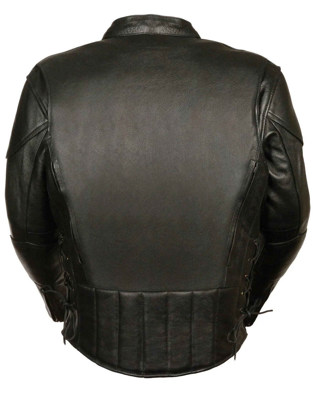 Milwaukee Leather Men's Side Lace Vented Scooter Jacket - 3X Tall