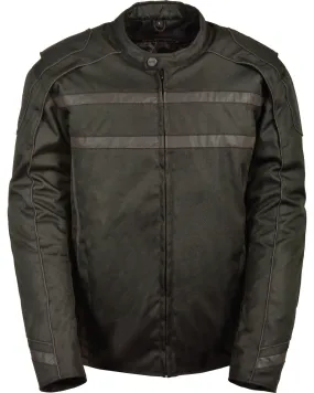 Milwaukee Leather Men's Vented Reflective Jacket - Big 3X