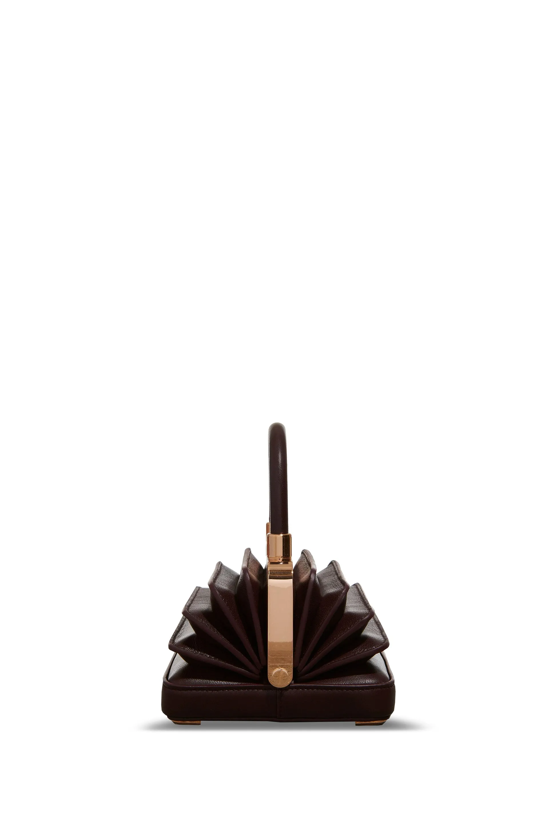 Mini Diana Bag in Bordeaux Nappa Leather