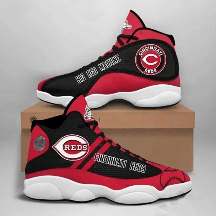 Mlb Cincinnati Reds Football Teams Logo  JD13 Sneakers For Men Women