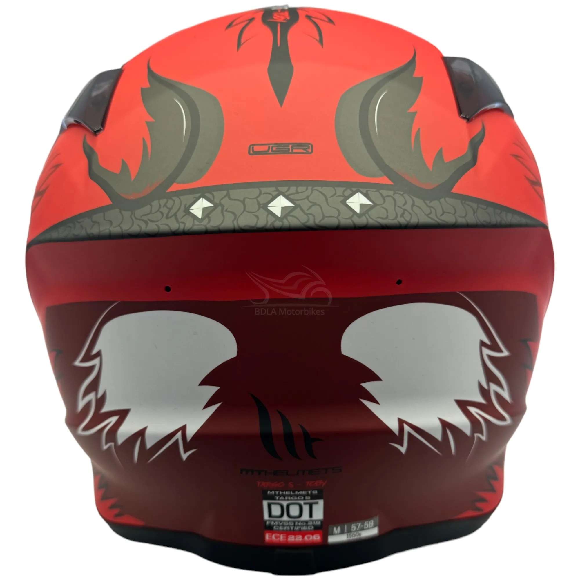 MT Targo S Toby Helmet - Red