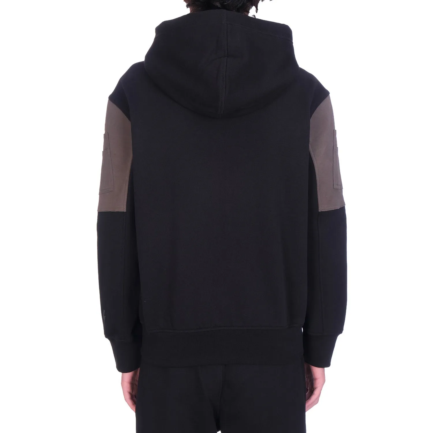 Neil Barrett    Neil Barrett Cotton Logo Hooded Sweatshirt