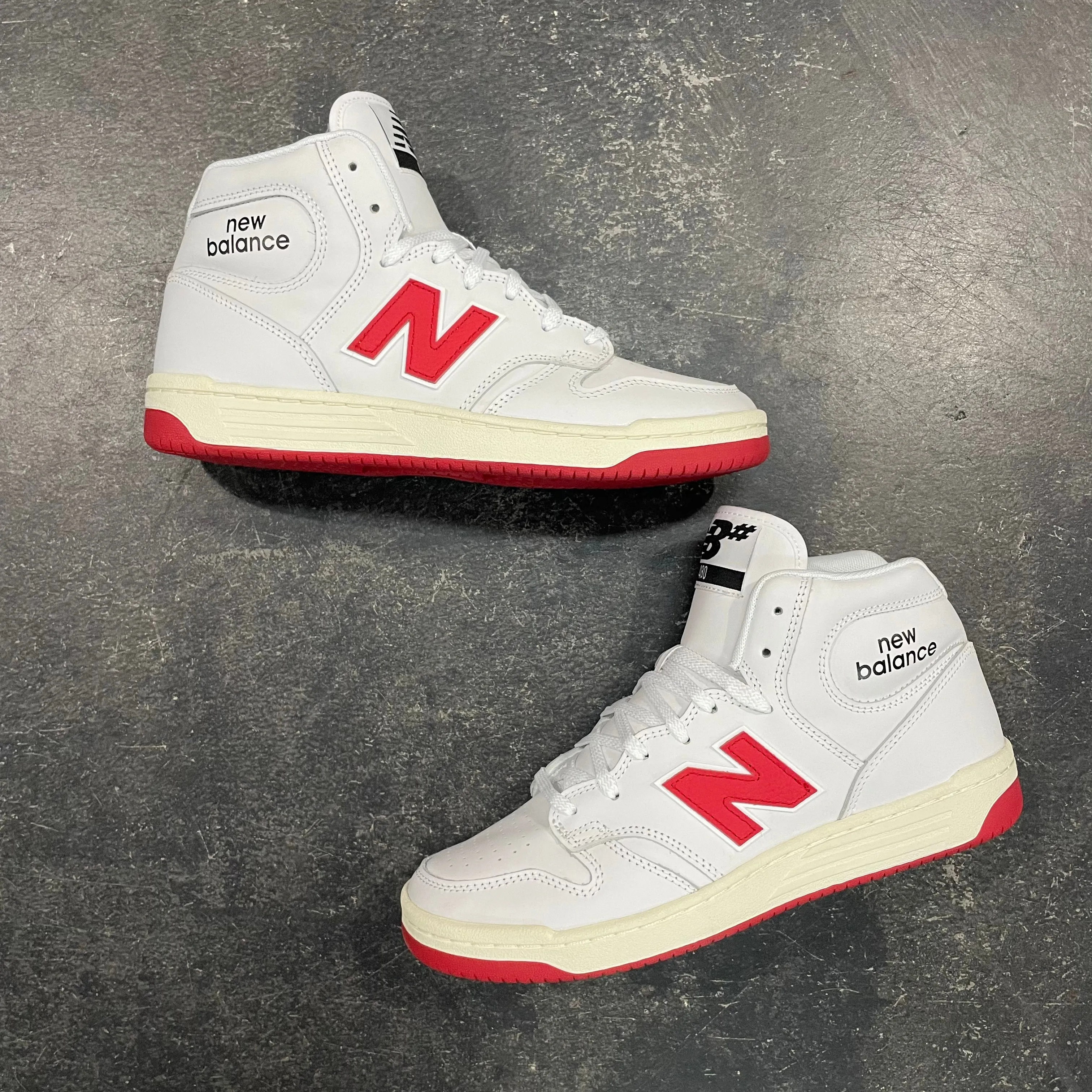 New Balance Numeric 480 High White/Red