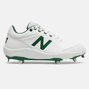 New Balance - White/Green Low-Cut L3000v5 Metal Spikes (L3000OA5)