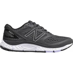 New Balance Womens W840BK4 Running Shoe- Black with White