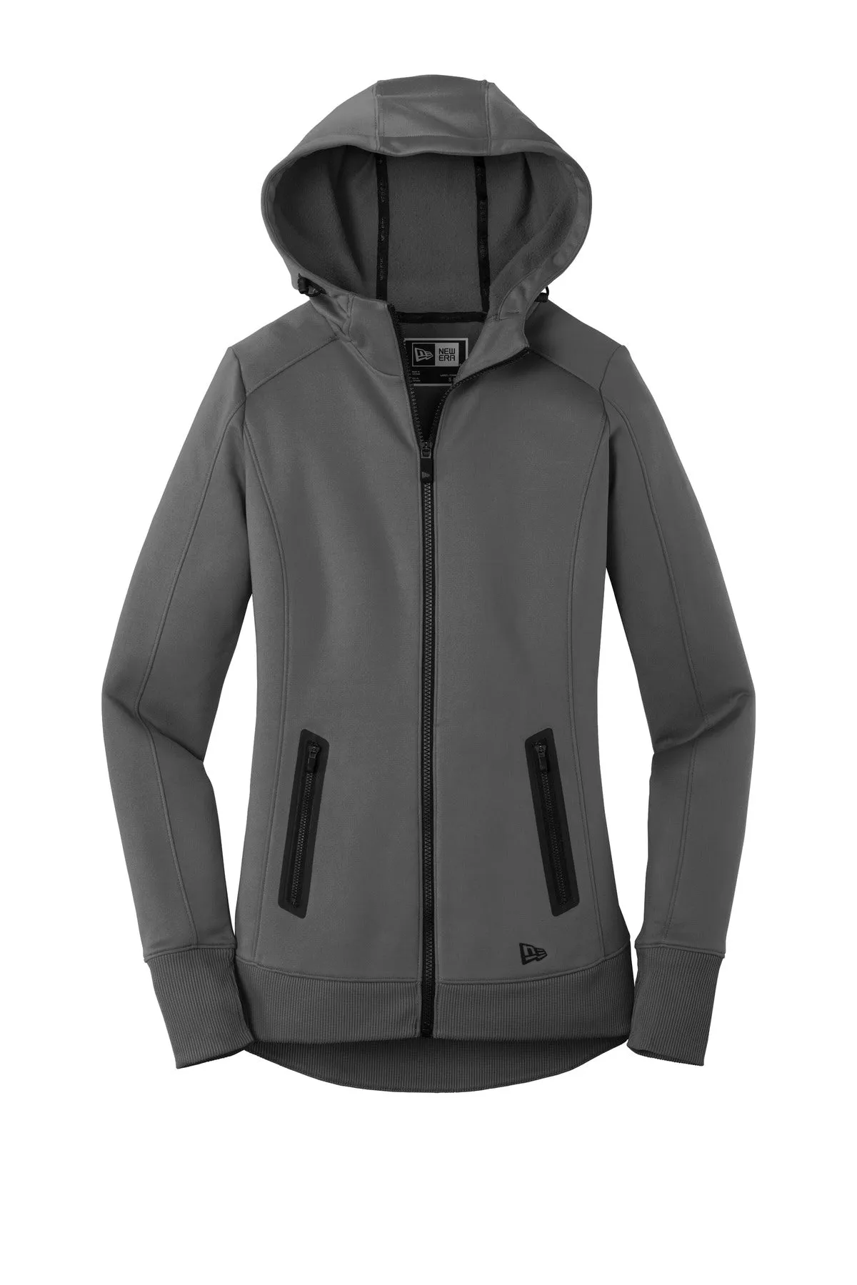 New Era Women's Venue Fleece Full-Zip Hoodie. LNEA522