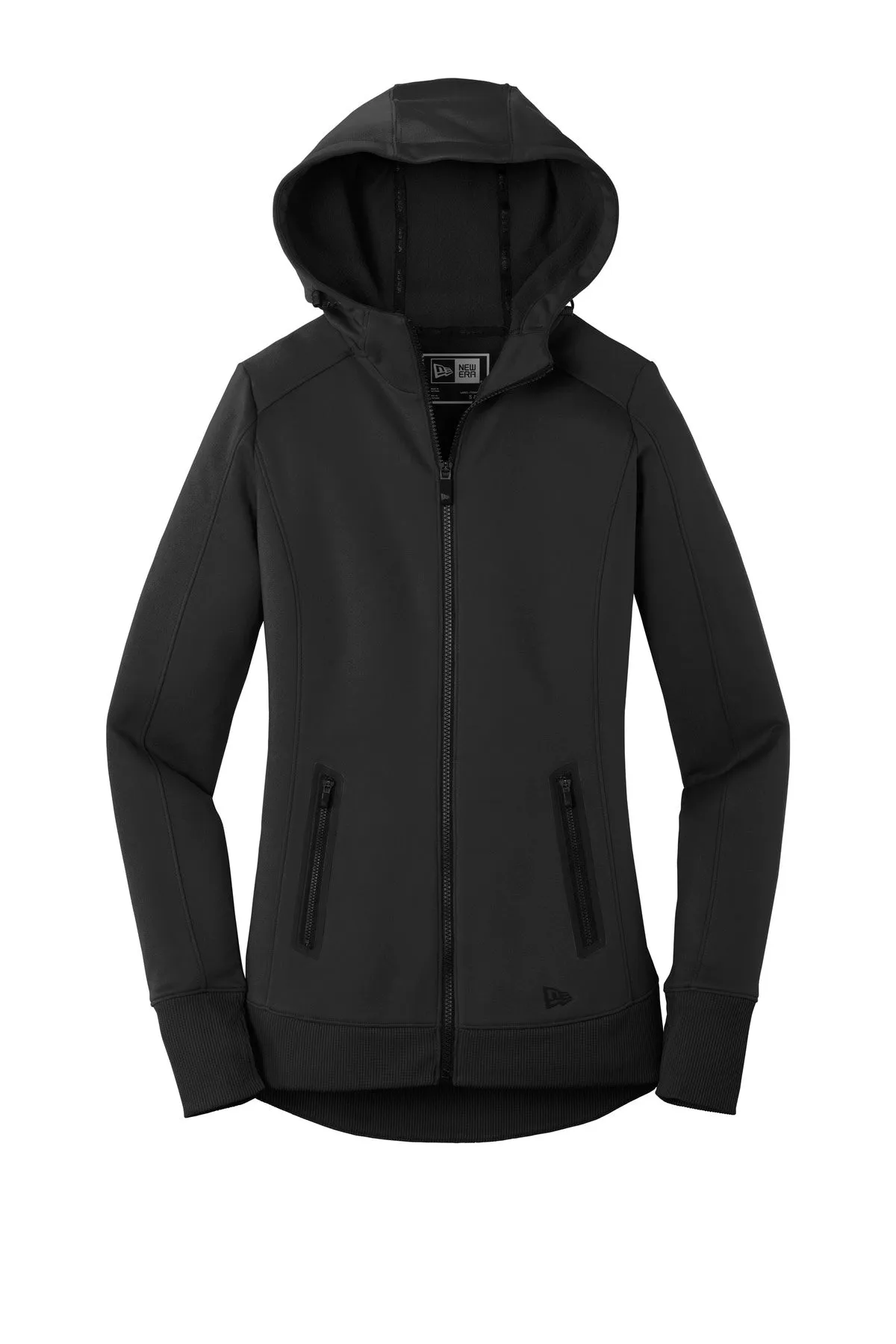 New Era Women's Venue Fleece Full-Zip Hoodie. LNEA522