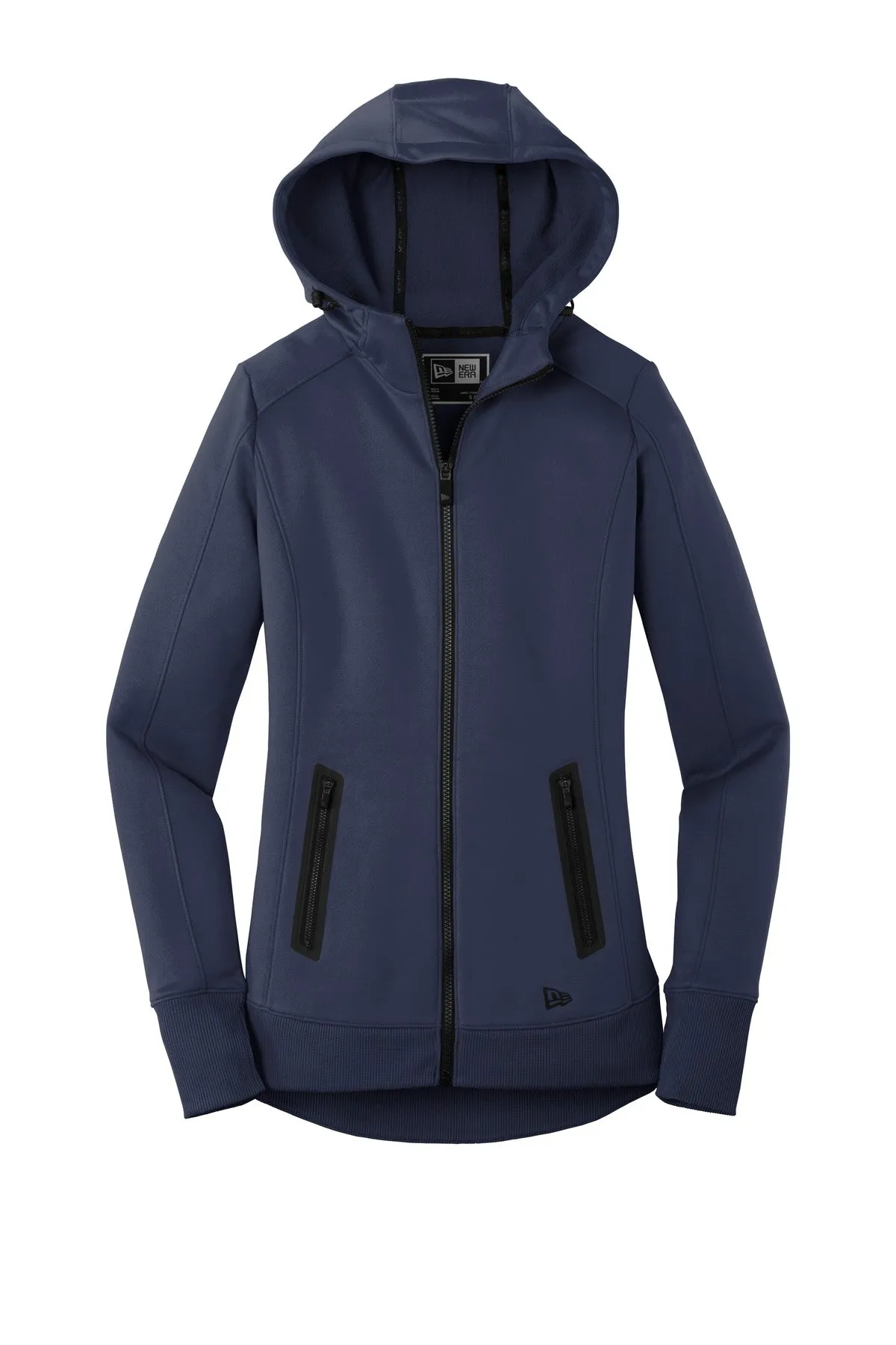 New Era Women's Venue Fleece Full-Zip Hoodie. LNEA522