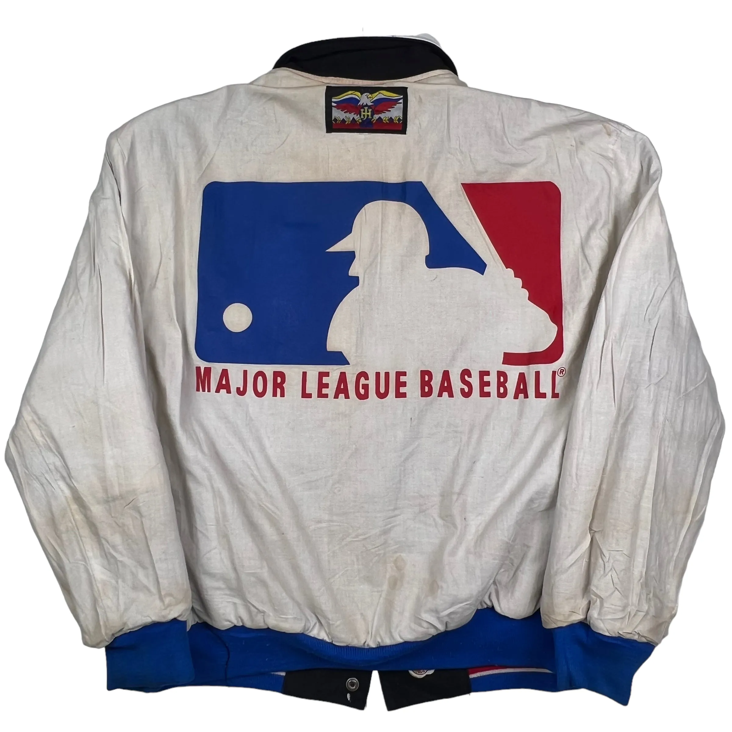 New York Yankees MLB Reversible 90's Vintage Leather Varsity Jacket