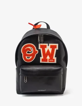 Off-White Black Hard Core OW Patches Backpack