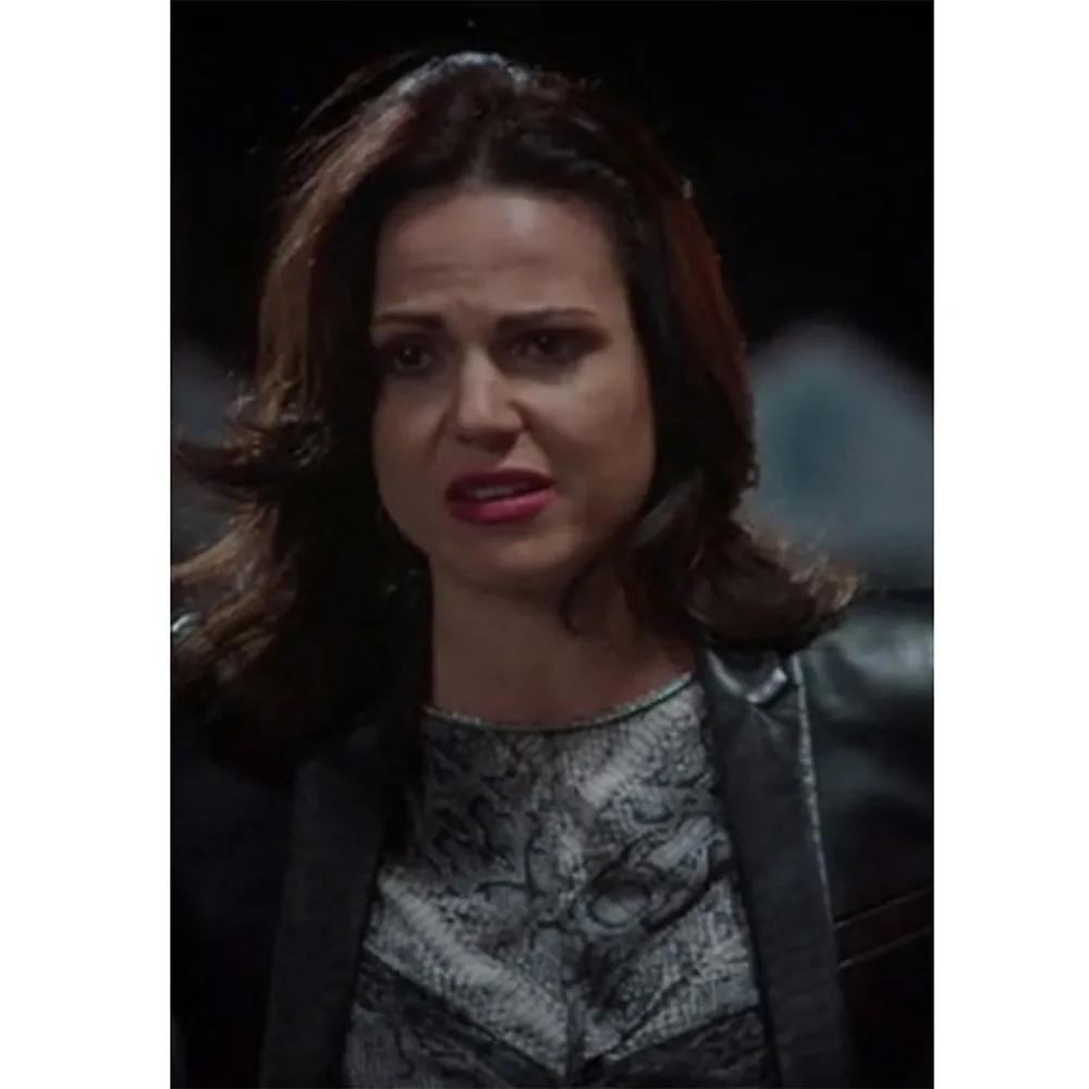 Once Upon a Time Season 5 Lana Parrilla Leather Jacket