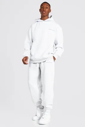 Oversized Man Official Hooded Tracksuit | boohooMAN UK