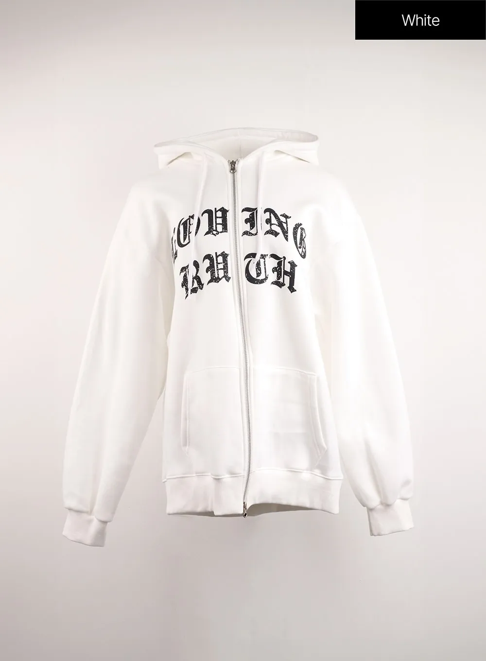 Oversized Zip-Up Hoodie CJ412