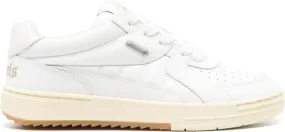 Palm Angels University leather sneakers White