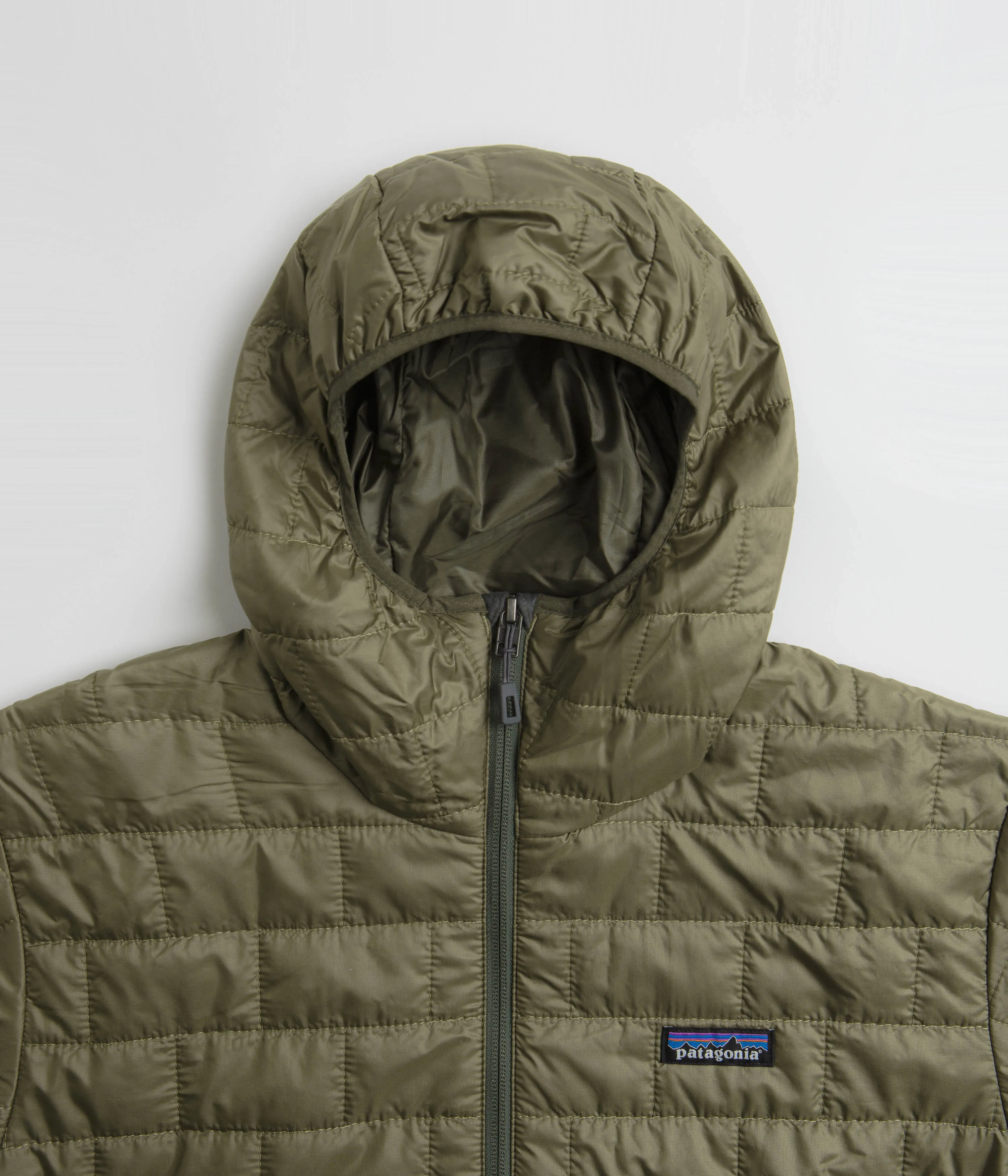 Patagonia Nano Puff Hooded Jacket - Sage Khaki