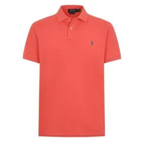 Polo Ralph Lauren Custom Slim Fit Mesh Polo Shirt Highland Rose Heather