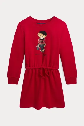 Polo Ralph Lauren Kids 2-6 Ya Kz ocuk Polo Bear Sweatshirt Elbise