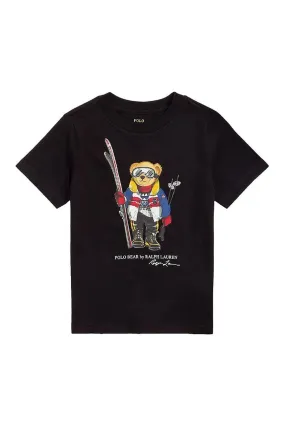 Polo Ralph Lauren Kids 5-7 Ya Erkek ocuk Polo Bear T-shirt