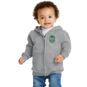 Port & Company Infant Core Fleece Full-Zip Hooded Sweatshirt- Kit Crest