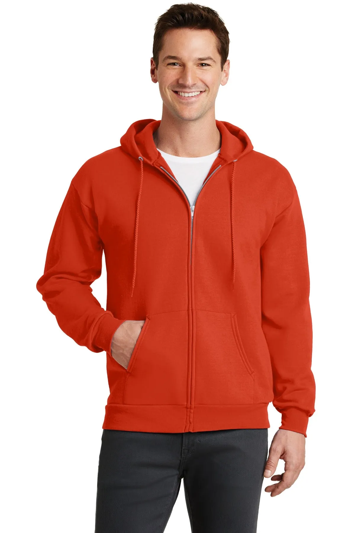 Port & Company - Men's Core Fleece Full-Zip Hooded Sweatshirt 2 of 2