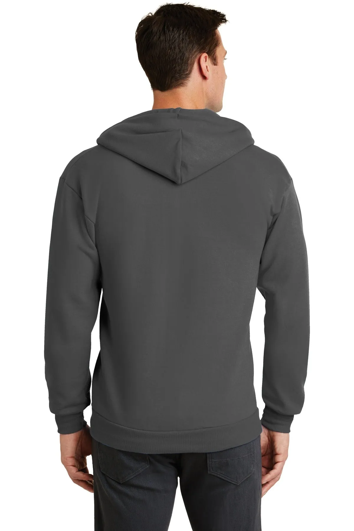 Port & Company - Men's Core Fleece Full-Zip Hooded Sweatshirt 2 of 2