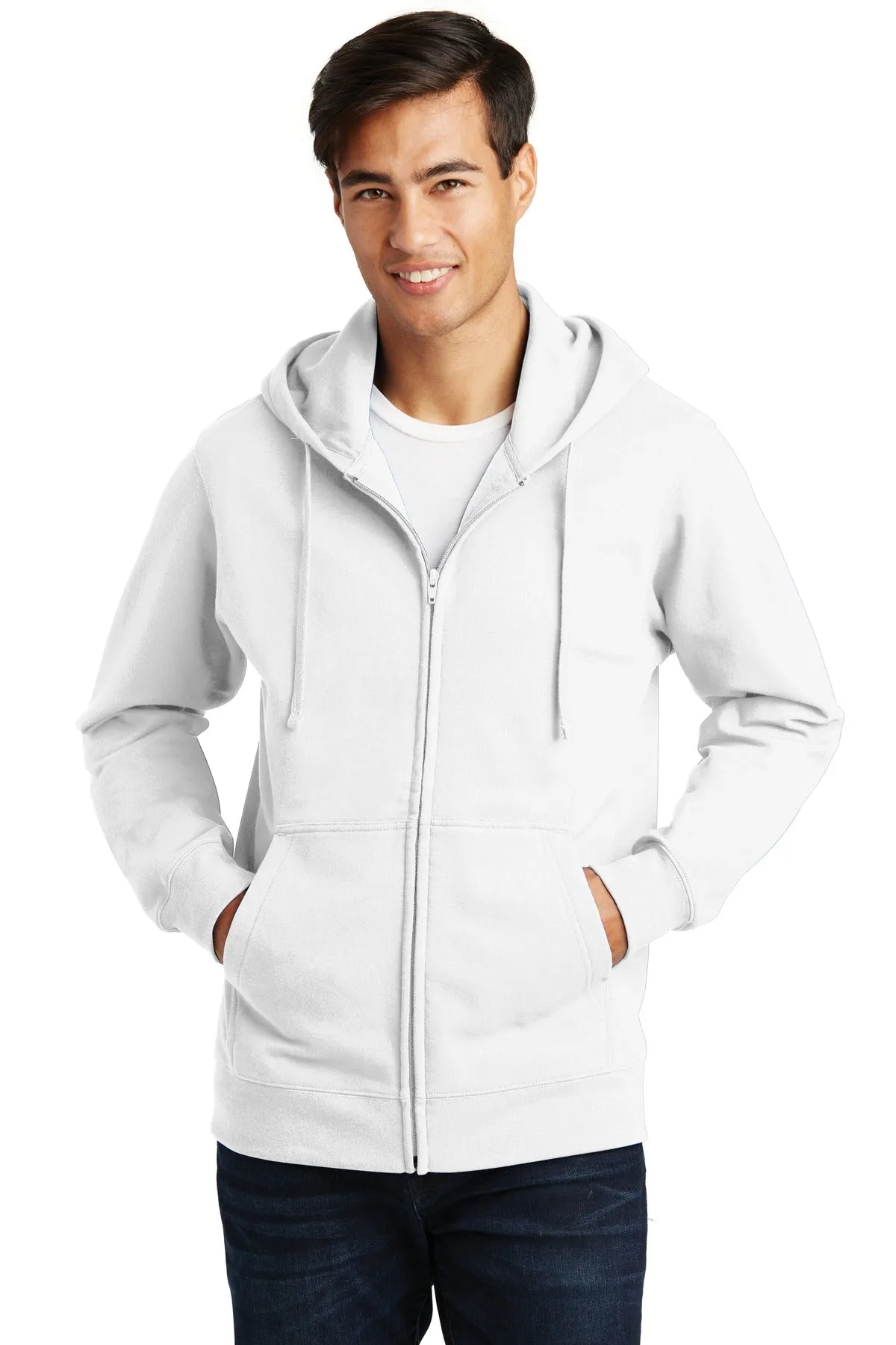 Port & Company - Men's Fan Favorite Fleece Full-Zip Hooded Sweatshirt