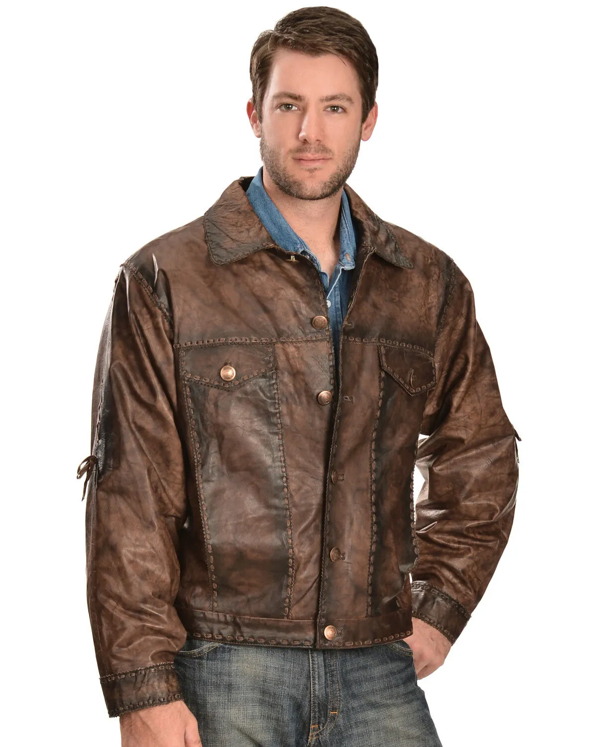 Product Name:  Kobler Leather Men's Rusty Leather Jacket