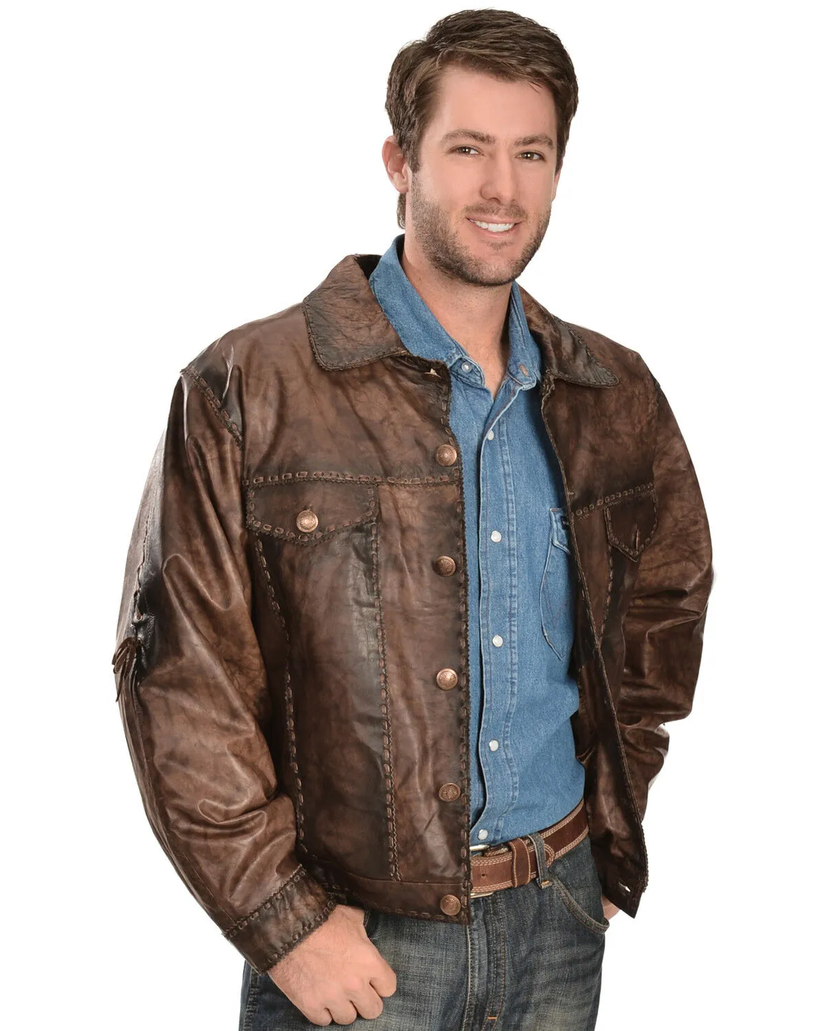 Product Name:  Kobler Leather Men's Rusty Leather Jacket