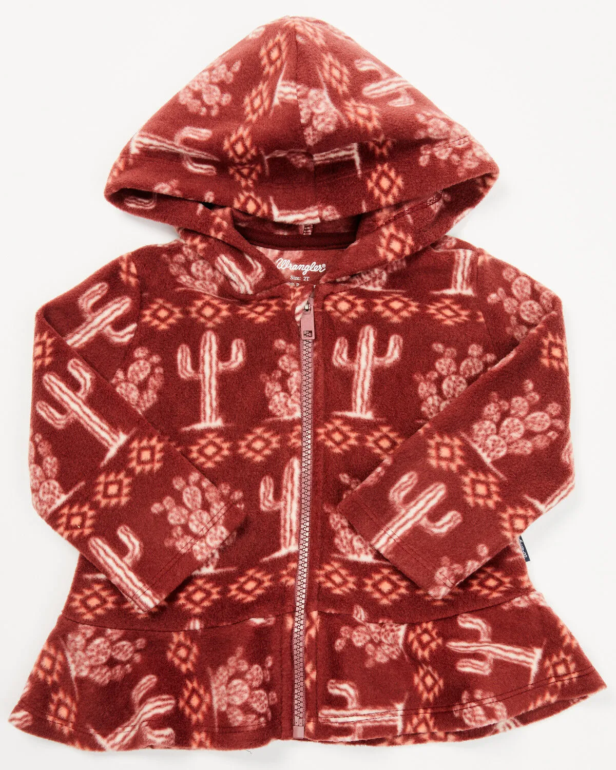 Product Name:  Wrangler Toddler Girls' Cactus Print Hooded Jacket