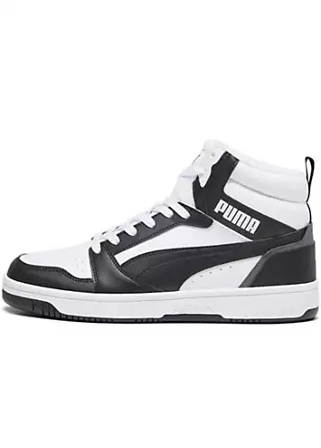 Puma Rebound v6 Hi-Top Trainers | Grattan