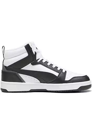 Puma Rebound v6 Hi-Top Trainers | Grattan