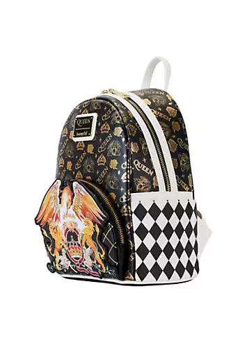 Queen Logo Crest Mini Backpack by Loungefly | Look Again