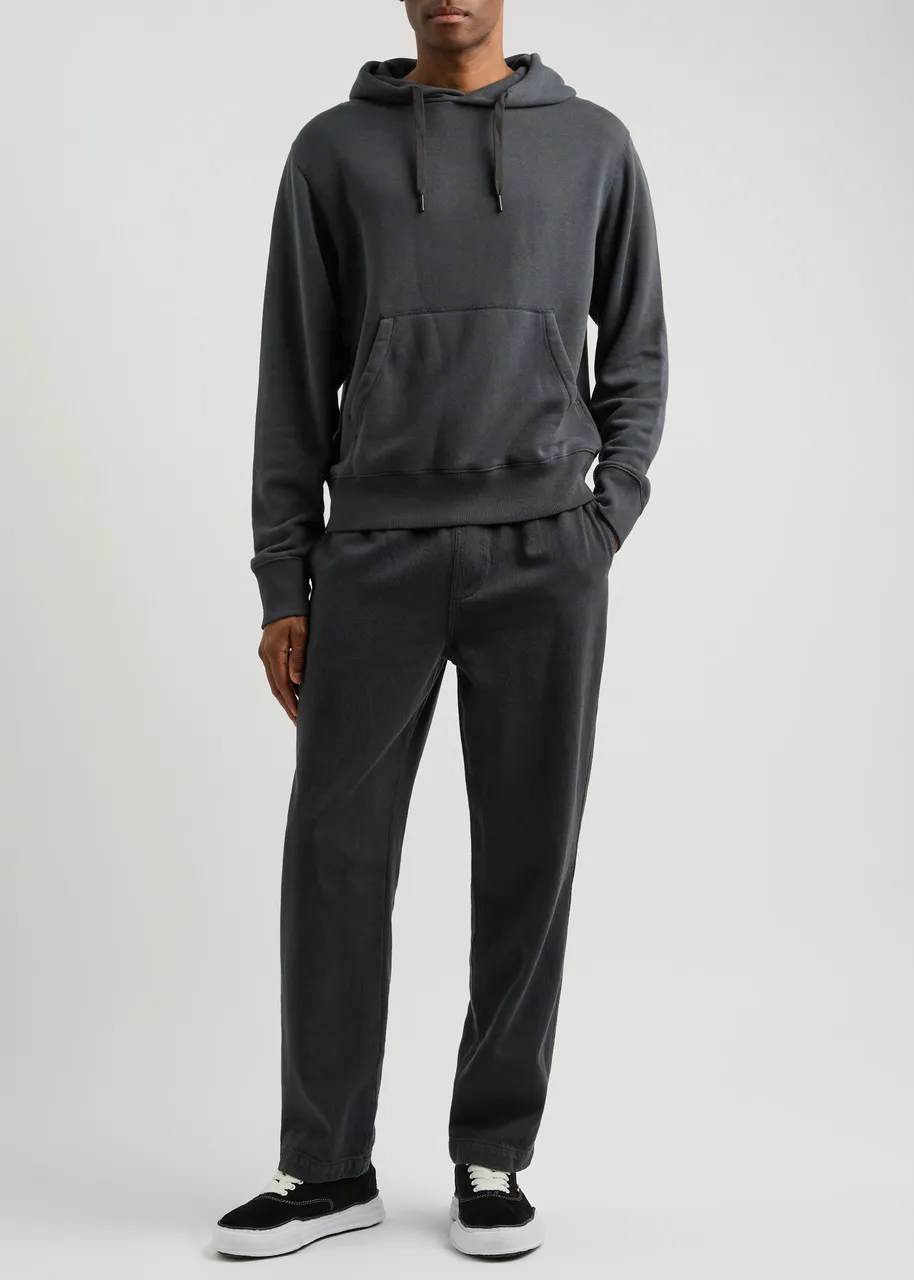 RAG & BONE Damon hooded cotton-blend sweatshirt  -                         -                     -                