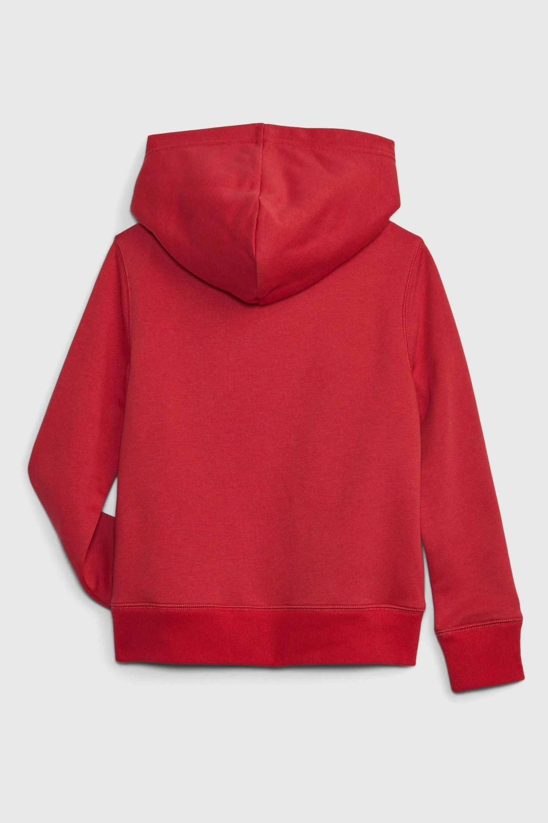 Red Logo Sherpa Zip Up Long Sleeve Hoodie (4-13yrs)